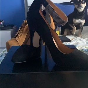 High shoes and platforms